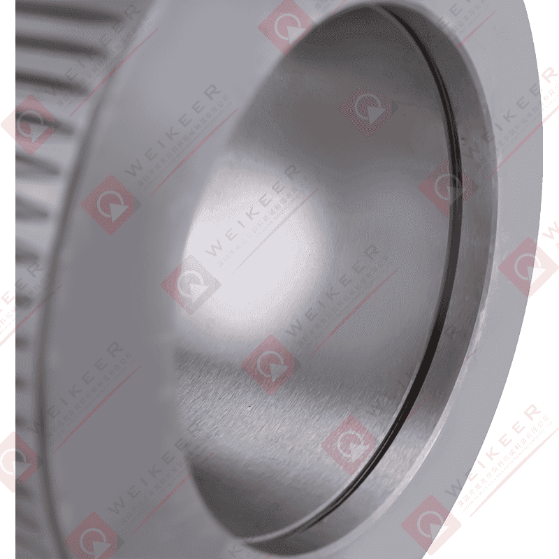 Valec na pelety z vlnitej ocele s uzavretým koncom